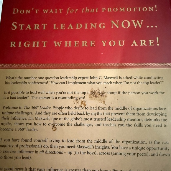 The 360° Leader Book by John C. Maxwell - Picture 2 of 3